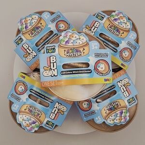 Squishy Bun Rainbow Mystery NEW UV Dumpling New Sealed- 5pc